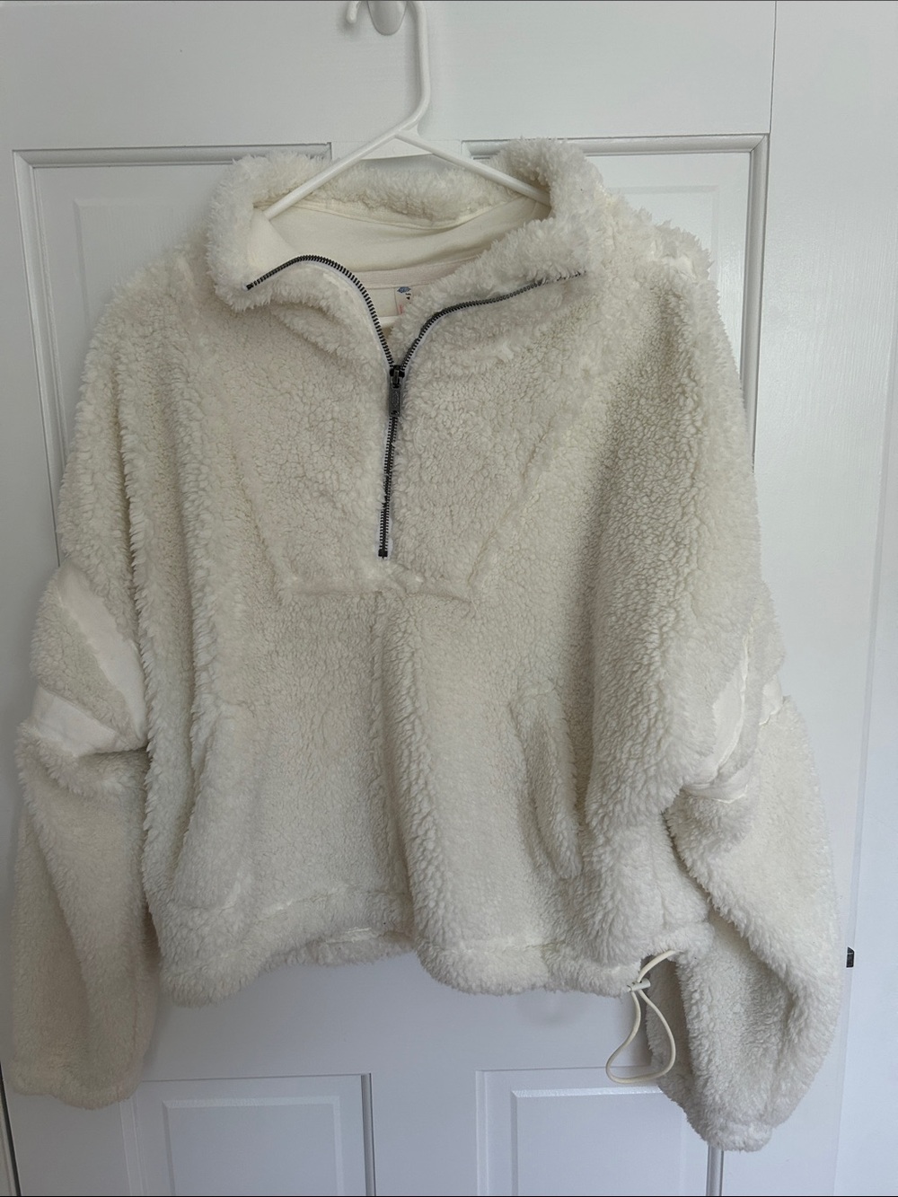 Free People FP Movement Nantucket Fleece Half-Zip Ivory